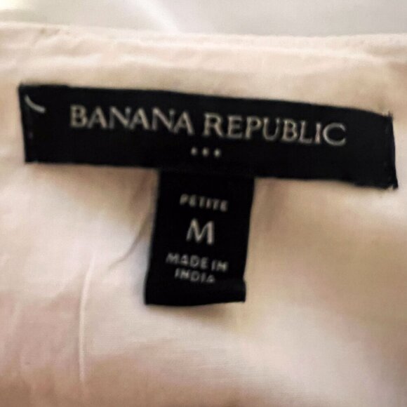 Banana Republic Embroidered-Sleeve Mini Dress, NWOT Medium Petite - Picture 5 of 10